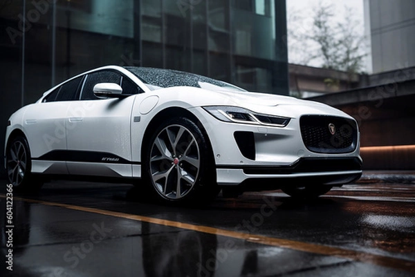 Obraz Elegancki Samochód Elektryczny