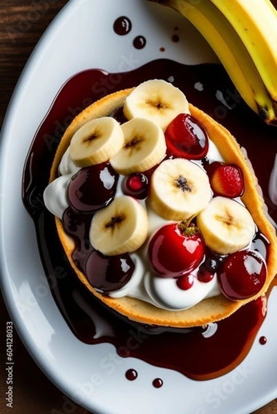 Obraz pancakes with jam