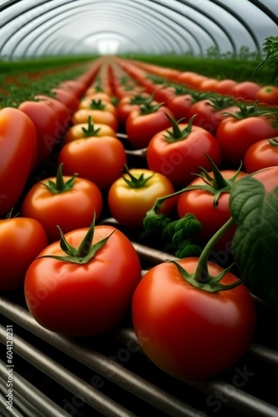 Obraz tomatoes in a basket