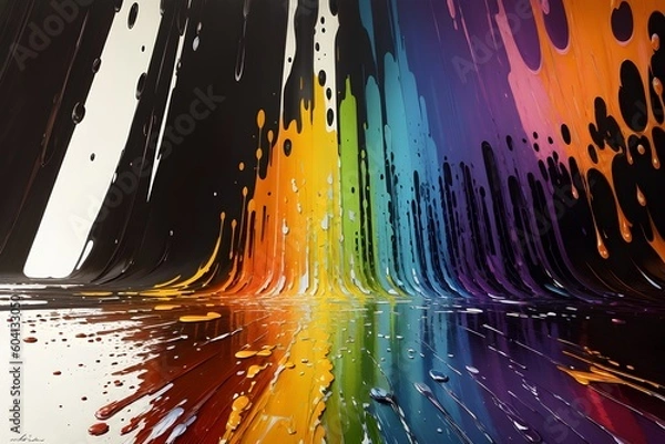 Fototapeta abstract background with splashes