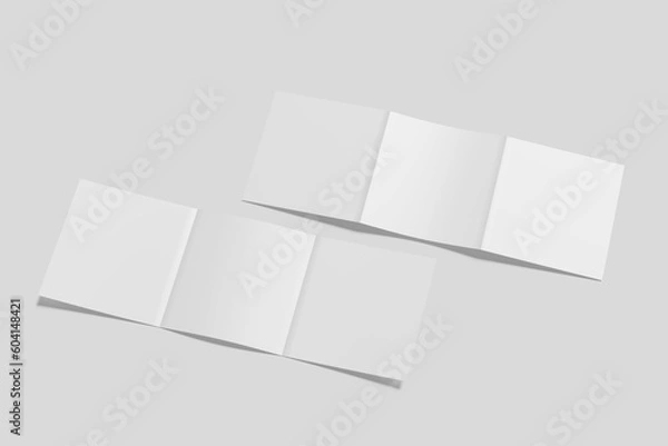Obraz SQUARE TRIFOLD MOCKUP