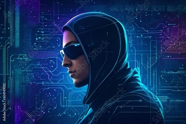 Obraz technology wallpaper, Generative AI