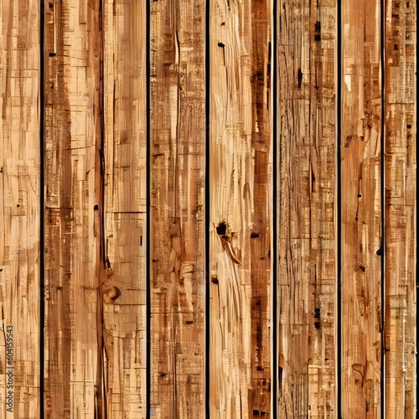 Fototapeta distressed maple wood texture plank background. wooden texture. Generative AI