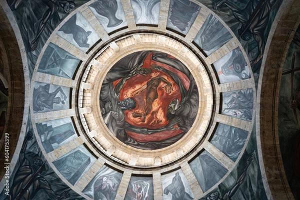 Obraz 【メキシコ・グアダラハラ】ホスピシオカバーニャスの壁画