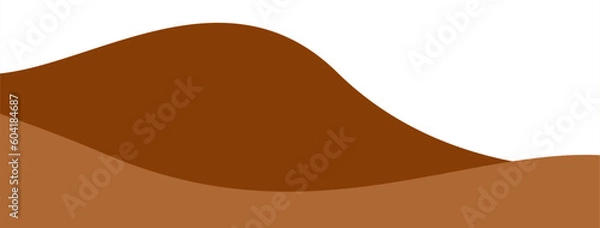 Fototapeta Minimalist modern art abstract vector background in nude beige colors.