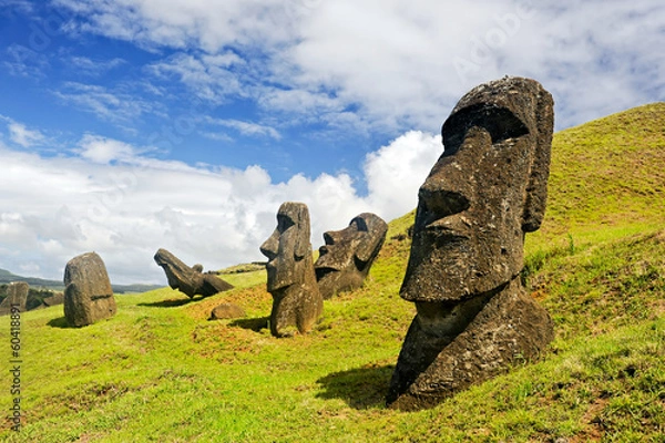 Obraz Ranoraku moai