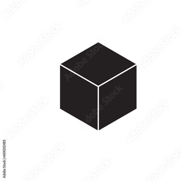 Fototapeta cube icon