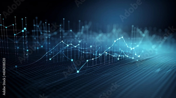 Fototapeta Tech and finance are intertwined fields that rely on each other for growth and innovation. Technology has transformed financial services while finance funds tech innovation.