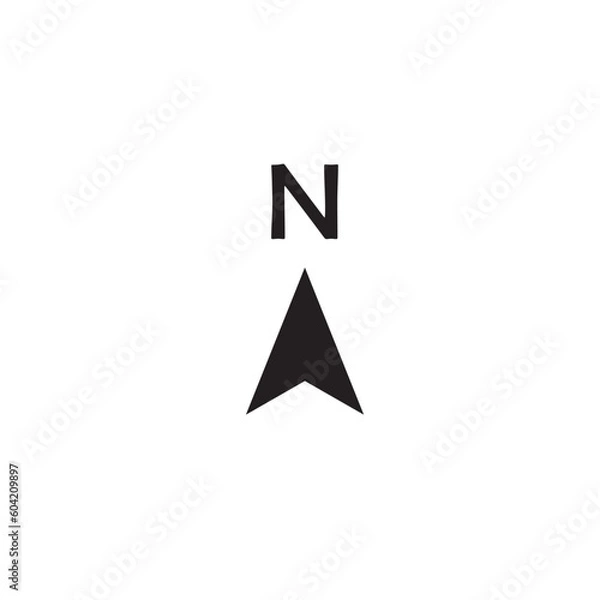 Fototapeta compass icon