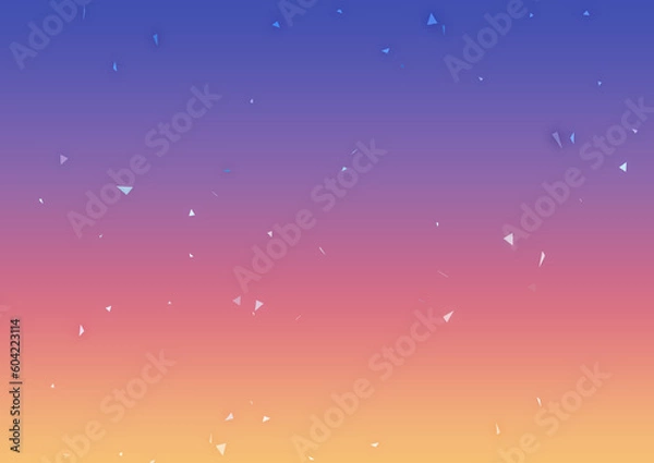 Obraz 鮮やかな夕焼けグラデーション背景素材　おしゃれ　壁紙