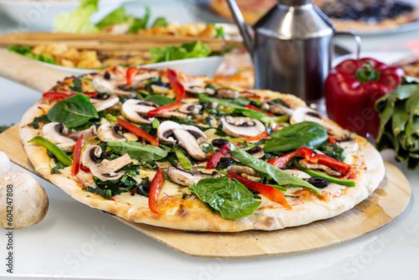 Obraz pizza vegetariana