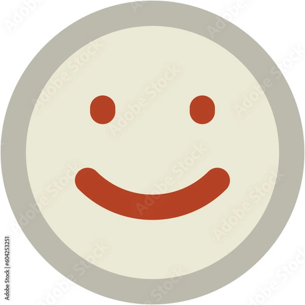 Fototapeta Smiley Bold Vector Icon

