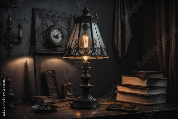 Fototapeta Desk Light - Generative AI