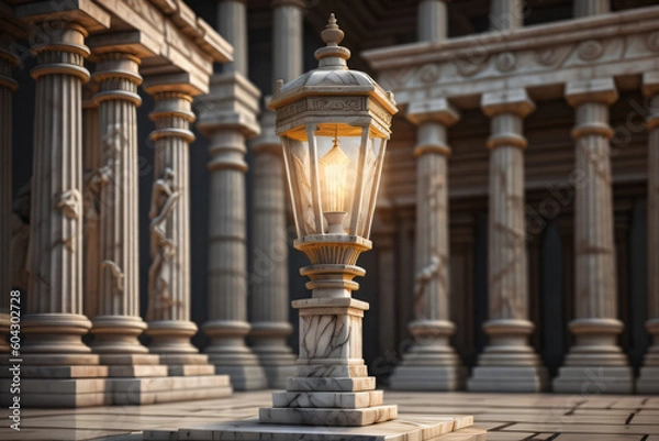 Obraz Old street Light - Generative AI