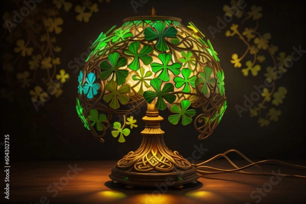 Obraz Antique desk Light - Generative AI