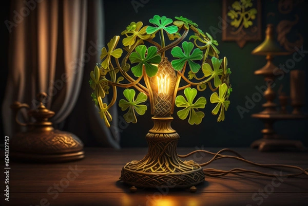Fototapeta Desk Light - Generative AI