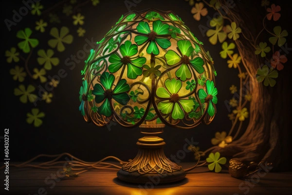 Obraz Antique desk Light - Generative AI