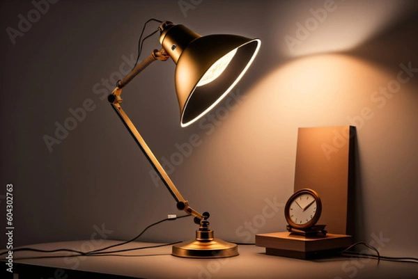 Fototapeta Desk Light - Generative AI
