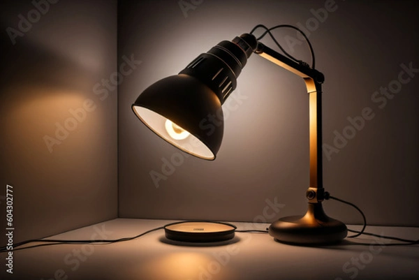 Fototapeta Modern desk Light - Generative AI