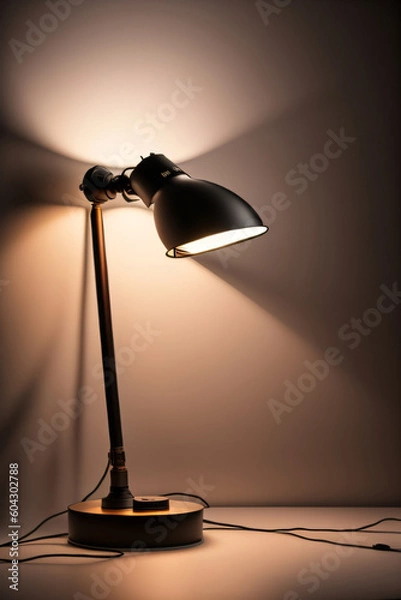 Fototapeta Modern desk Light - Generative AI
