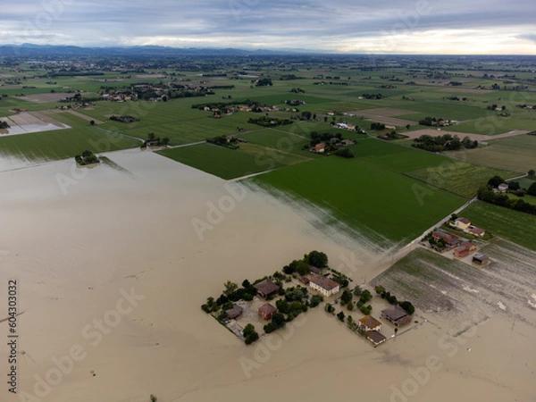 Obraz Flood in Emilia Romagna Italy