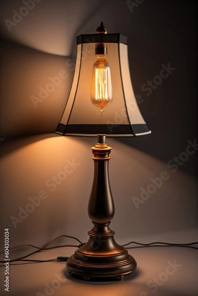 Fototapeta Desk Light - Generative AI