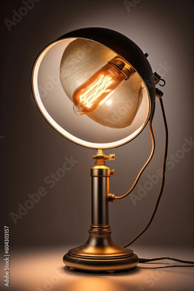 Fototapeta Modern desk Light - Generative AI