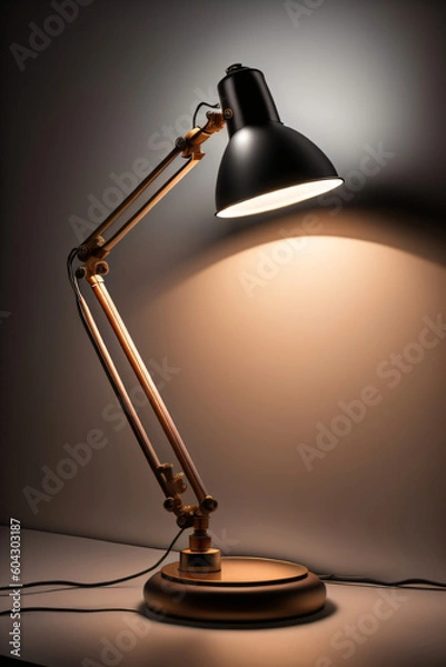 Fototapeta Desk Light - Generative AI