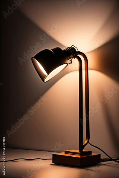 Fototapeta Classic desk Light - Generative AI