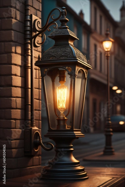 Obraz Light in the street - Generative AI