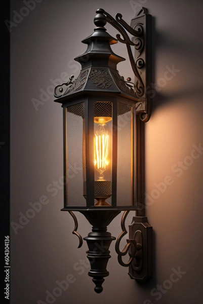 Obraz Old city Lights - Generative AI