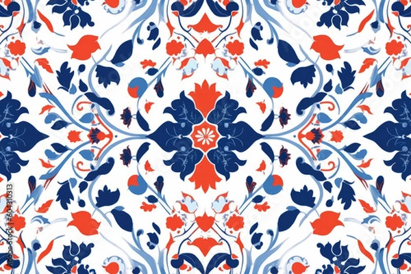 Fototapeta turkish vintage pattern background