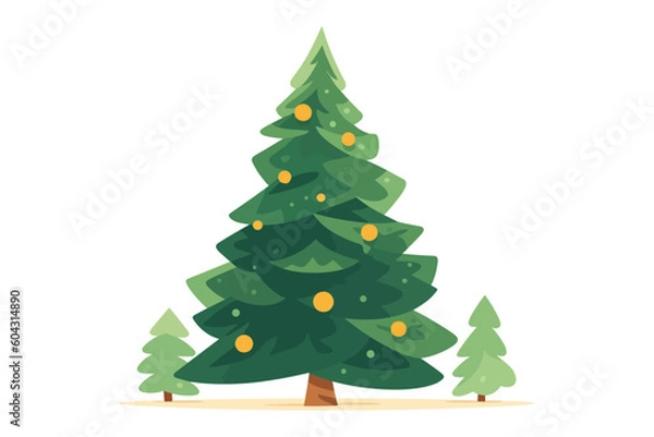 Obraz christmas tree illustration