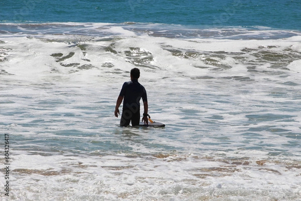 Obraz Practicando Bodyboard en el Palmar
