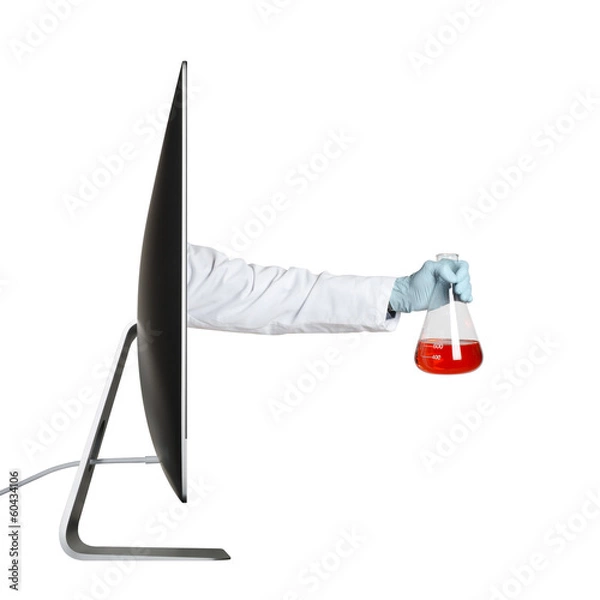 Fototapeta Science class online