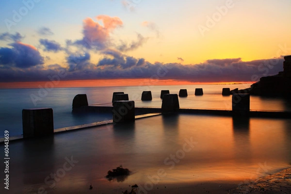 Fototapeta Sunrise Paradise, Coogee Baths, Ausralia