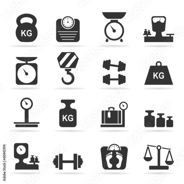 Obraz Scales an icon