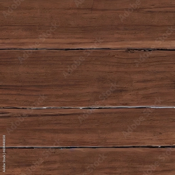 Fototapeta Antique chestnut wood texture plank background. wooden texture. Generative AI