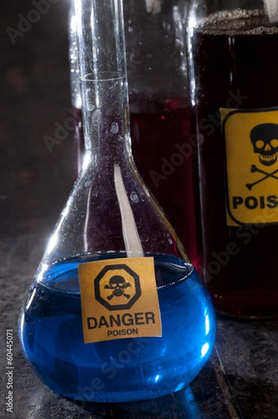 Obraz Poison bottle with label