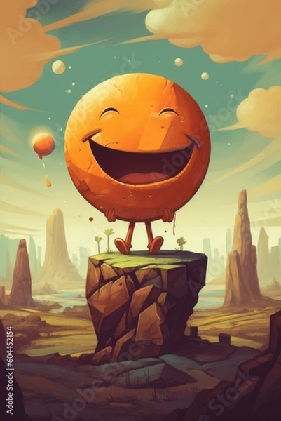 Obraz Happy Smiley - Generative AI