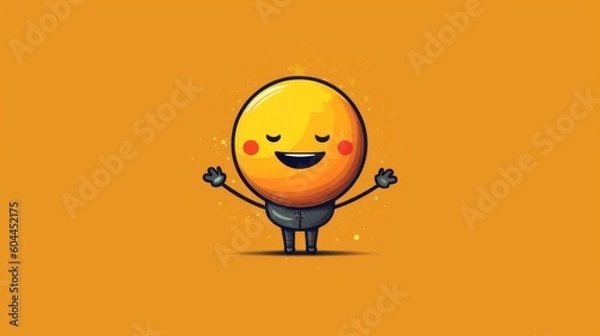 Obraz Happy Smiley - Generative AI