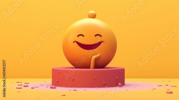 Obraz Happy Smiley - Generative AI