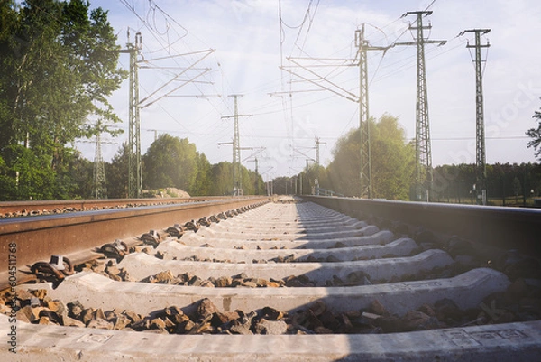Obraz Bahnstrecke - Gleis - Railway track