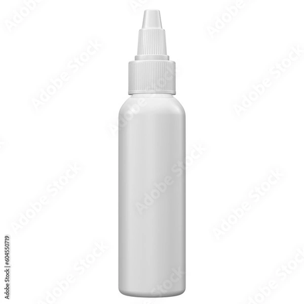 Fototapeta White Vape Bottle.Realistic 3D Rendering Mockup
