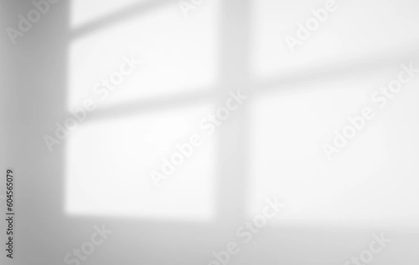 Obraz window shadow overlay in a white wall