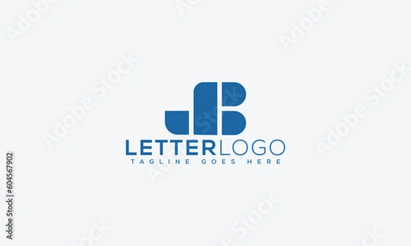 Fototapeta JB logo Design Template Vector Graphic Branding Element.