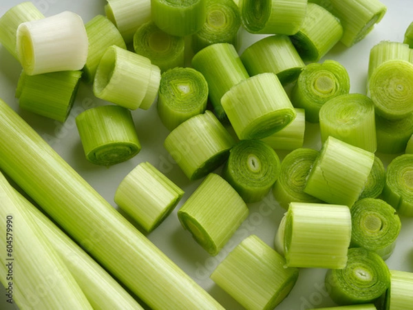 Fototapeta green leek