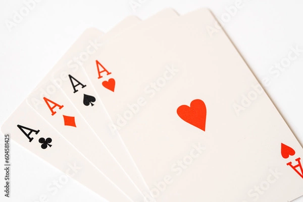 Fototapeta トランプのエース
