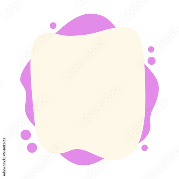 Fototapeta Blob Text Box