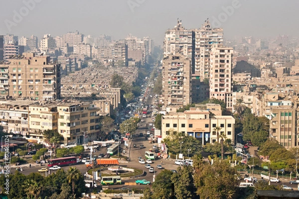 Fototapeta View of Cairo street